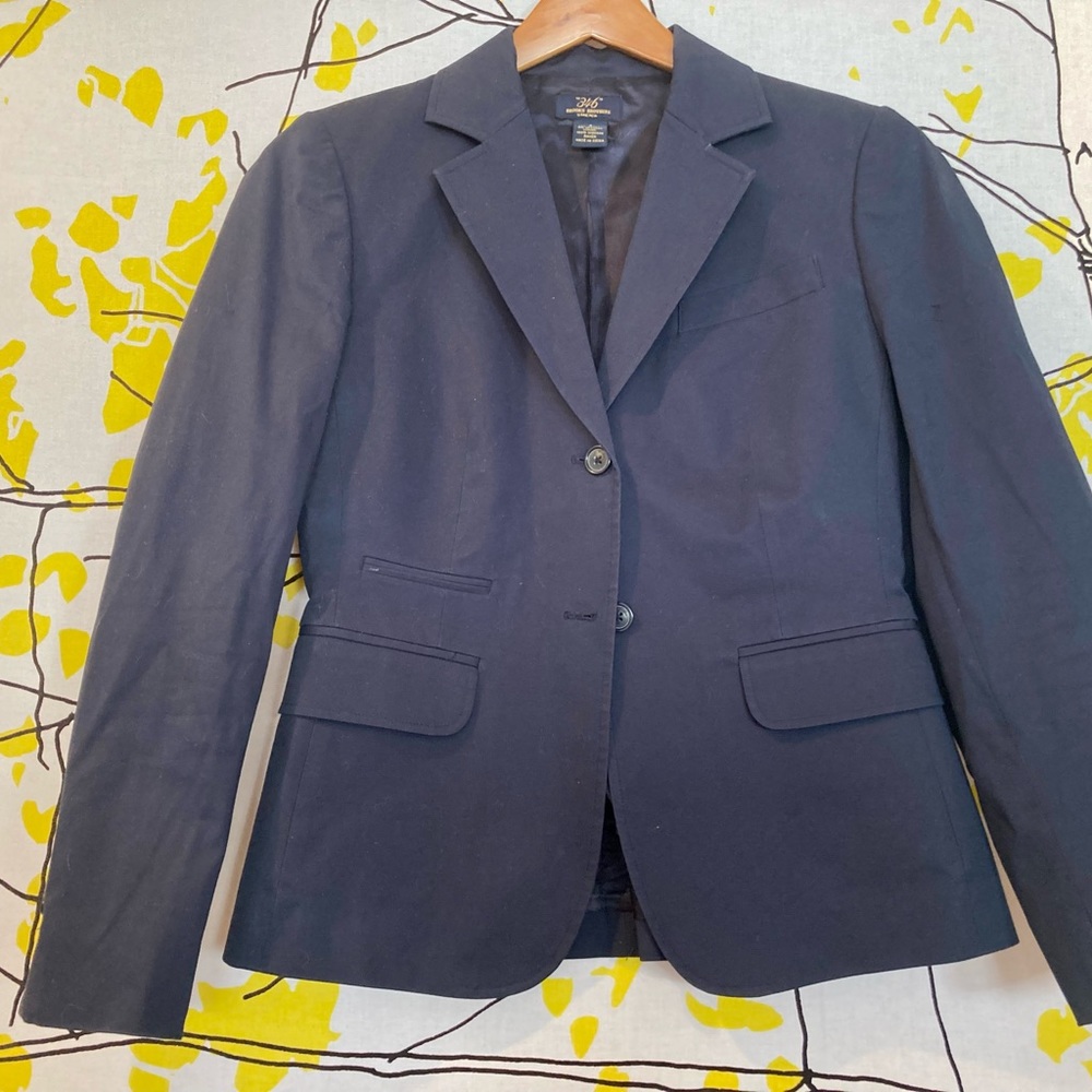 “346” Brooks Brothers Stretch navy blue blazer